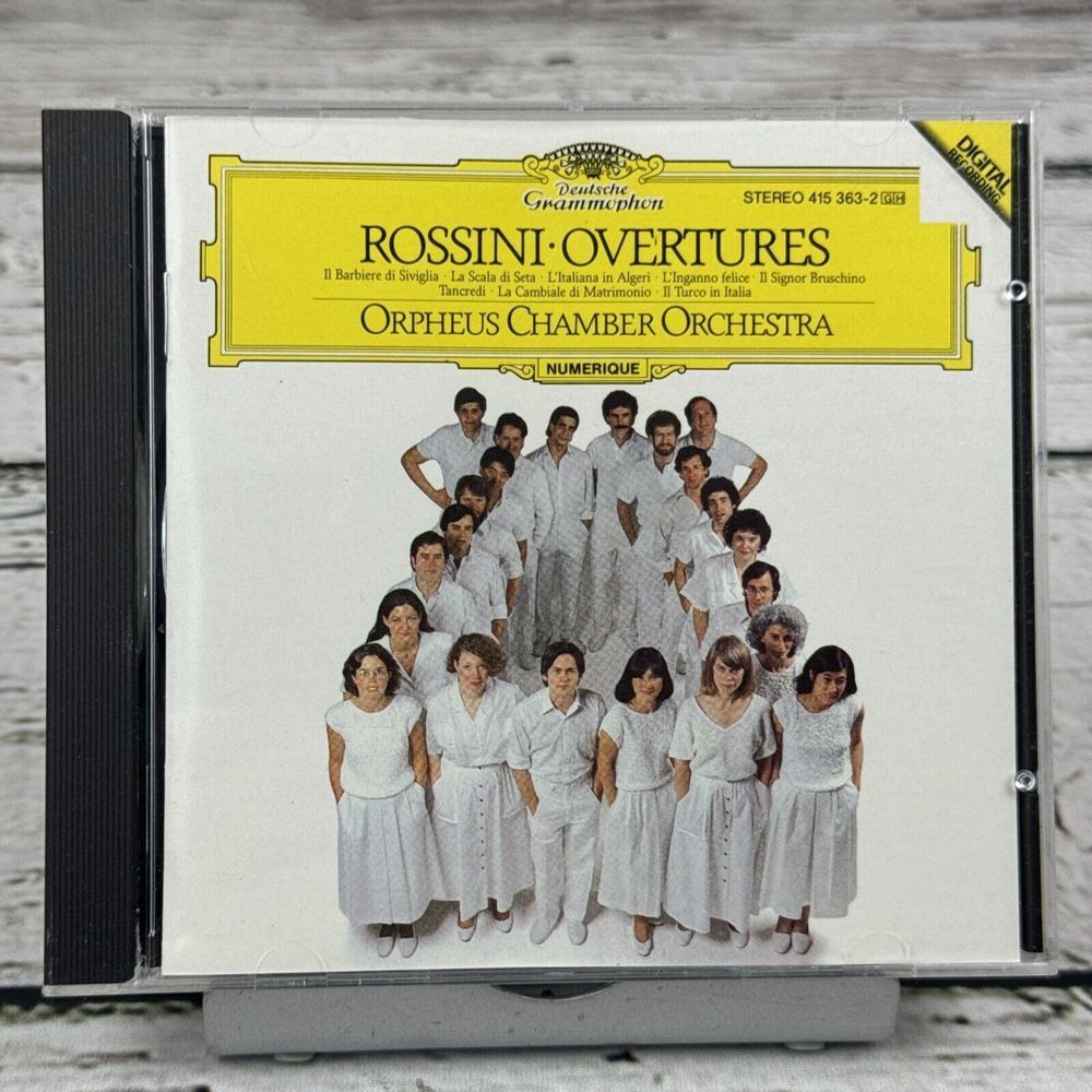 Rossini‎ Overtures - Orpheus Chamber Orchestra [1985 CD] Deutsche Grammophon